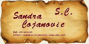 Sandra Ćojanović vizit kartica